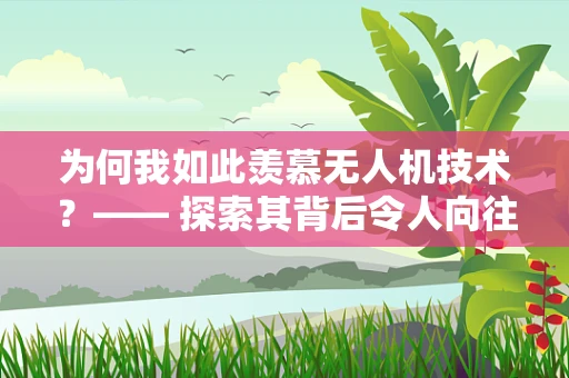 为何我如此羡慕无人机技术？—— 探索其背后令人向往的魅力