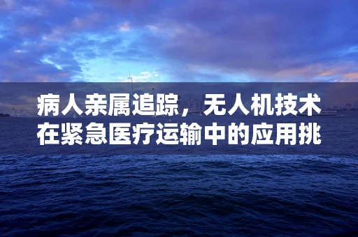 病人亲属追踪，无人机技术在紧急医疗运输中的应用挑战