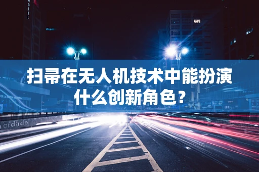 扫帚在无人机技术中能扮演什么创新角色？