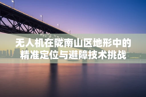 无人机在陇南山区地形中的精准定位与避障技术挑战