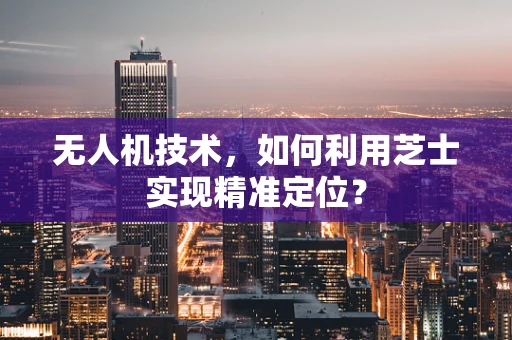 无人机技术，如何利用芝士实现精准定位？