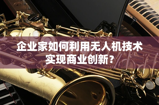 企业家如何利用无人机技术实现商业创新？