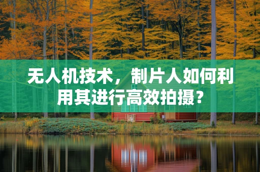 无人机技术，制片人如何利用其进行高效拍摄？