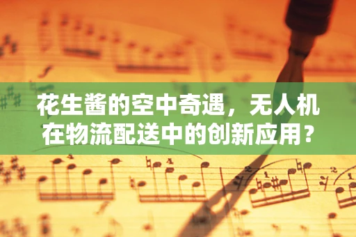 花生酱的空中奇遇，无人机在物流配送中的创新应用？