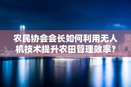 农民协会会长如何利用无人机技术提升农田管理效率？