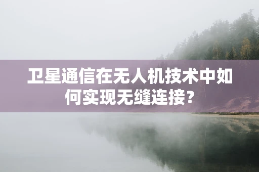 卫星通信在无人机技术中如何实现无缝连接？
