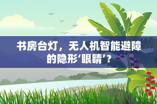 书房台灯，无人机智能避障的隐形‘眼睛’？
