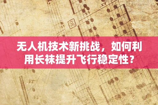 无人机技术新挑战，如何利用长袜提升飞行稳定性？