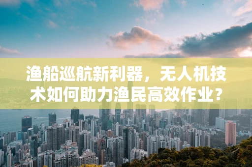 渔船巡航新利器，无人机技术如何助力渔民高效作业？