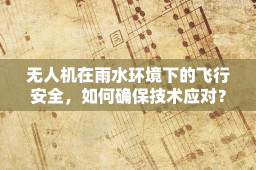 无人机在雨水环境下的飞行安全，如何确保技术应对？