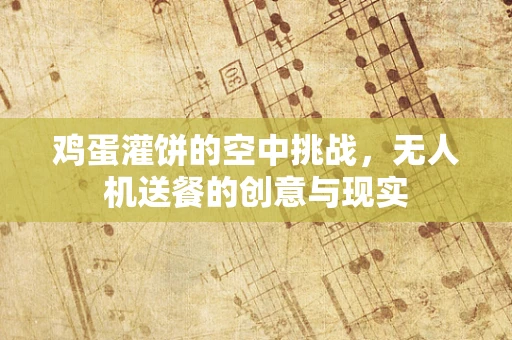 鸡蛋灌饼的空中挑战，无人机送餐的创意与现实