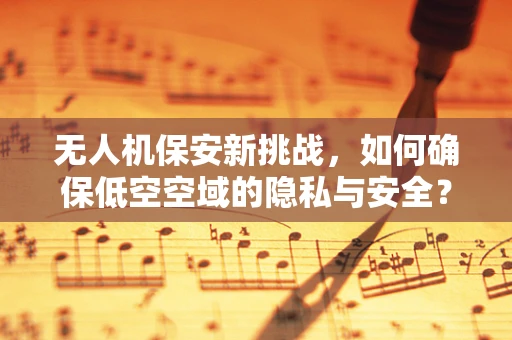 无人机保安新挑战，如何确保低空空域的隐私与安全？