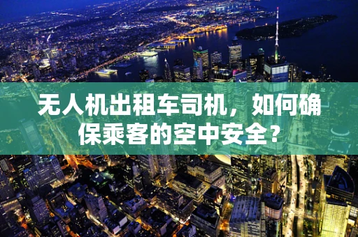 无人机出租车司机，如何确保乘客的空中安全？