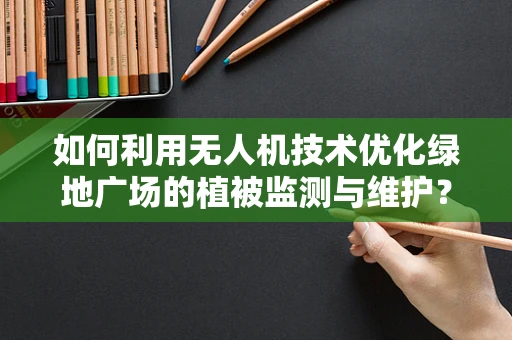 如何利用无人机技术优化绿地广场的植被监测与维护？