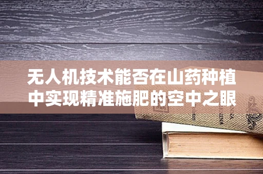 无人机技术能否在山药种植中实现精准施肥的空中之眼？