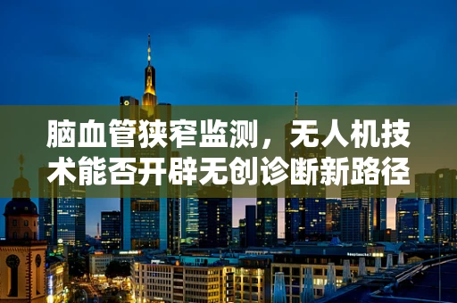 脑血管狭窄监测，无人机技术能否开辟无创诊断新路径？