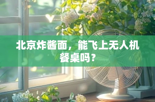 北京炸酱面，能飞上无人机餐桌吗？