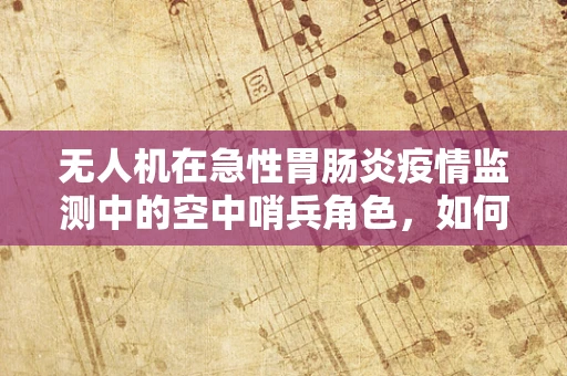 无人机在急性胃肠炎疫情监测中的空中哨兵角色，如何有效部署以提升响应速度？