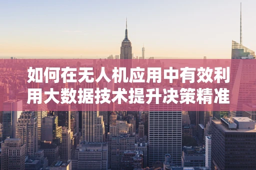 如何在无人机应用中有效利用大数据技术提升决策精准度？