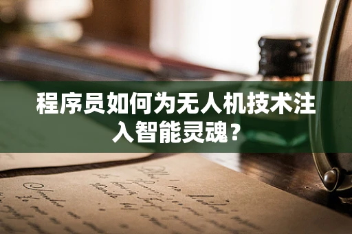 程序员如何为无人机技术注入智能灵魂？