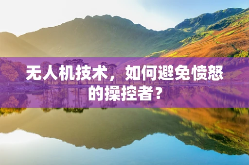 无人机技术，如何避免愤怒的操控者？