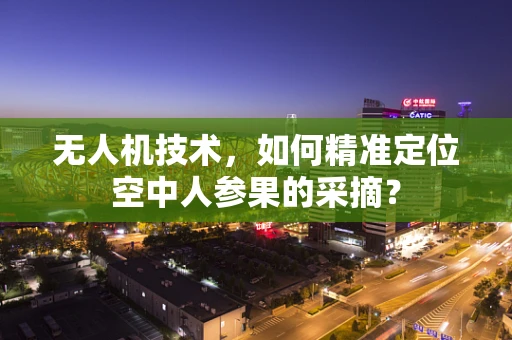 无人机技术，如何精准定位空中人参果的采摘？