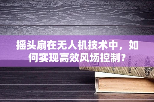 摇头扇在无人机技术中，如何实现高效风场控制？