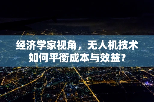 经济学家视角，无人机技术如何平衡成本与效益？