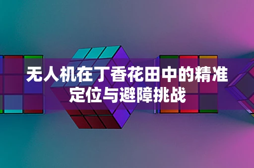无人机在丁香花田中的精准定位与避障挑战