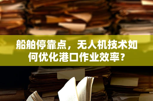 船舶停靠点，无人机技术如何优化港口作业效率？