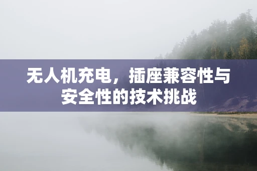 无人机充电，插座兼容性与安全性的技术挑战