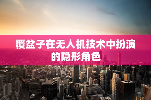 覆盆子在无人机技术中扮演的隐形角色
