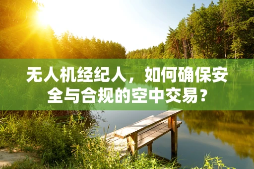 无人机经纪人，如何确保安全与合规的空中交易？