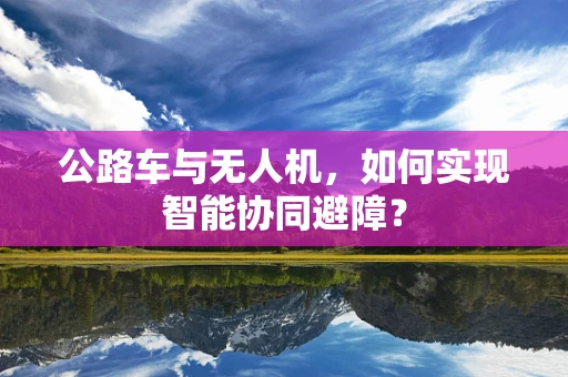 公路车与无人机，如何实现智能协同避障？