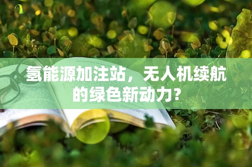 氢能源加注站，无人机续航的绿色新动力？