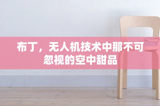 布丁，无人机技术中那不可忽视的空中甜品
