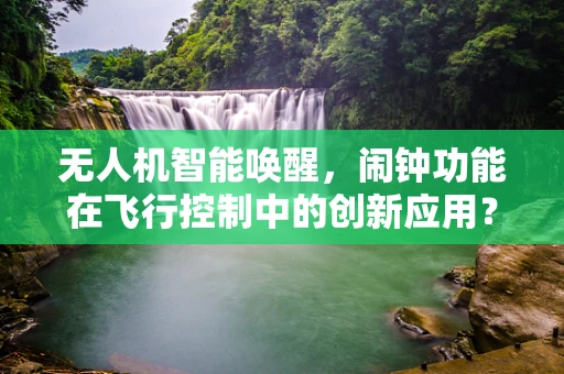 无人机智能唤醒，闹钟功能在飞行控制中的创新应用？