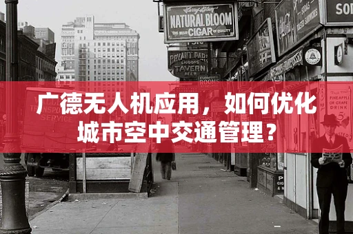 广德无人机应用，如何优化城市空中交通管理？