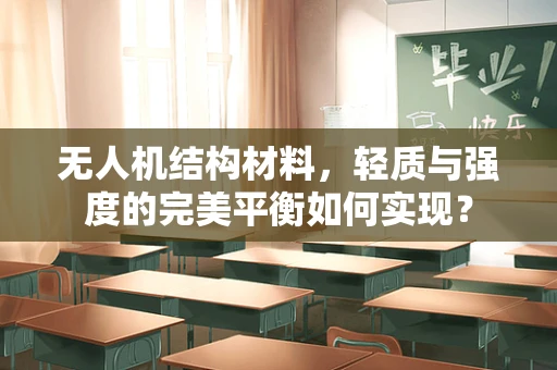 无人机结构材料，轻质与强度的完美平衡如何实现？