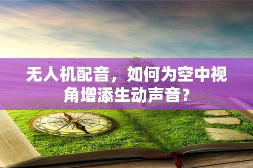 无人机配音，如何为空中视角增添生动声音？