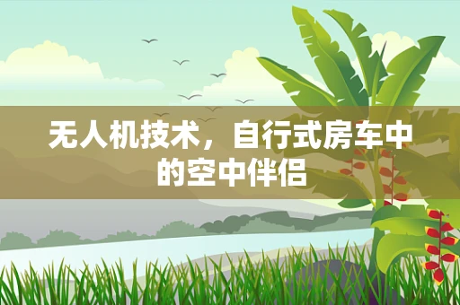 无人机技术，自行式房车中的空中伴侣