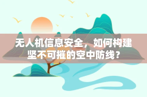 无人机信息安全，如何构建坚不可摧的空中防线？