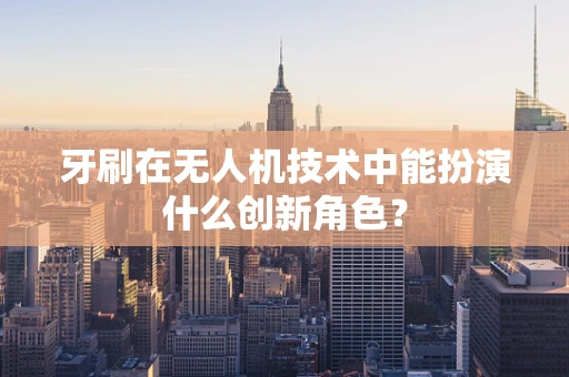 牙刷在无人机技术中能扮演什么创新角色？