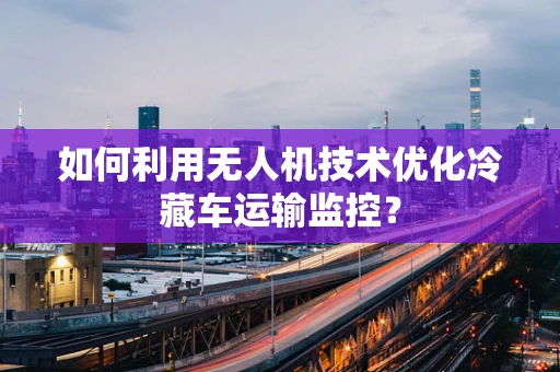 如何利用无人机技术优化冷藏车运输监控？