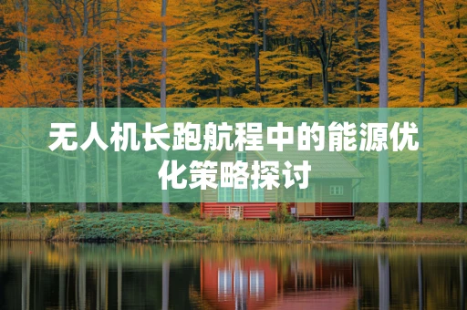 无人机长跑航程中的能源优化策略探讨