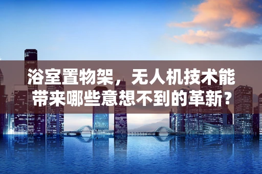 浴室置物架，无人机技术能带来哪些意想不到的革新？