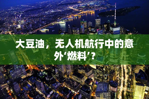 大豆油，无人机航行中的意外‘燃料’？