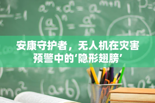 安康守护者，无人机在灾害预警中的‘隐形翅膀’