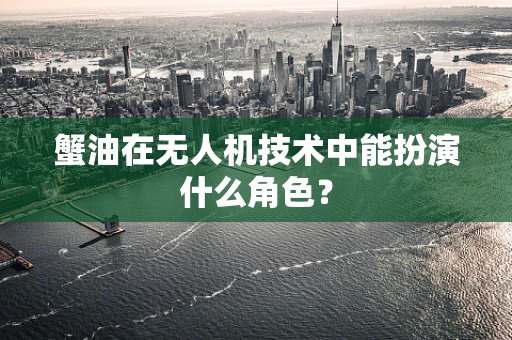 蟹油在无人机技术中能扮演什么角色？