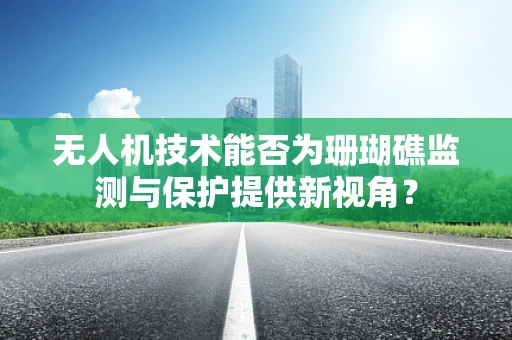 无人机技术能否为珊瑚礁监测与保护提供新视角？